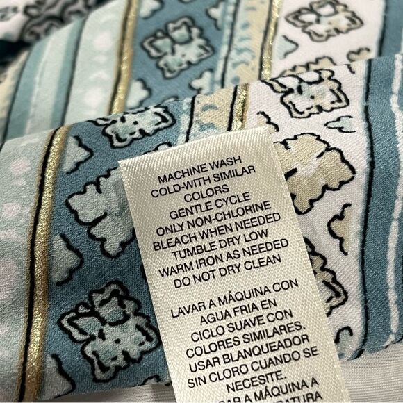 WHBM Tribal Print Strappy Belted Midi Dress - Picture 10 of 12